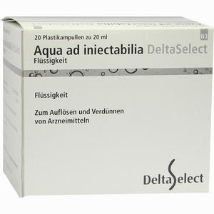 Aqua Ad Iniectabilia Plastik Ampullen 20 x 20 ml - ab 5,85 €