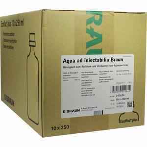 Aqua Ad Inject Ecoflac Plus Infusionslösung 10 x 250 ml - ab 12,50 €