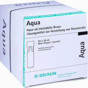 Aqua Ad Injektabilia Mini- Plasco Connect Ampullen 20 x 20 ml - ab 6,70 &euro;