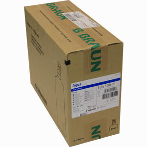 Aqua B.braun Ecolav Spüllösung 10 x 500 ml - ab 26,40 &euro;