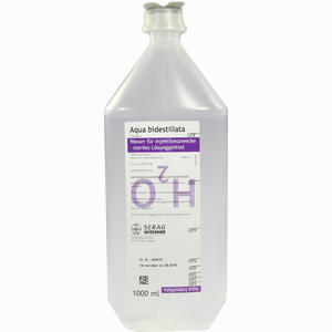 Aqua Bidest Plastik Infusionslösung 1000 ml - ab 5,05 €