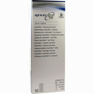 Aquacel Ag 4x20cm Steril 10 Stück - ab 0,00 €