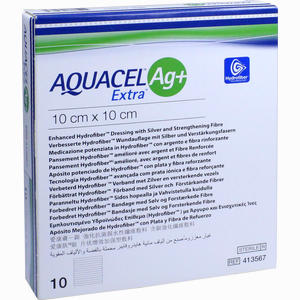 Aquacel Ag+ Extra 10x10cm Kompressen kohlpharma GmbH 10 Stück - ab 393,79 €