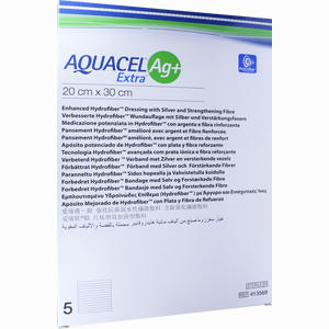 Aquacel Ag+ Extra 20x30cm Kompressen 5 Stück - ab 460,47 €