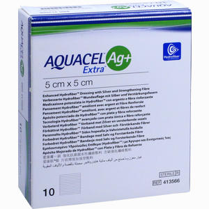 Aquacel Ag+ Extra 5x5 Cm Kompressen 10 Stück - ab 108,33 €