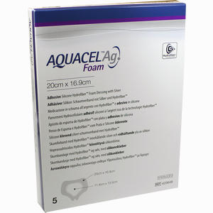 Aquacel Ag Foam Adhäsiv Sakral 20x16.9cm Verband 5 Stück - ab 330,10 &euro;