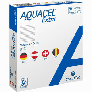 Aquacel Extra 10x10cm Verband 10 Stück - ab 74,89 €