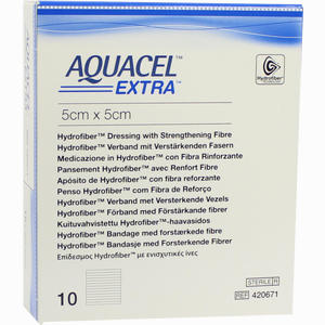 Aquacel Extra 5x5cm Verband 10 Stück - ab 23,95 €