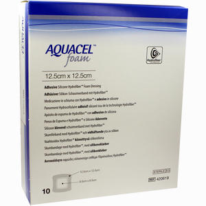 Aquacel Foam Adh 12.5x12.5cm Verband 10 Stück - ab 122,00 &euro;
