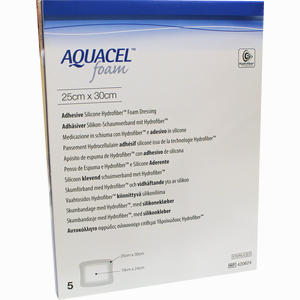 Aquacel Foam Adh 25x30cm Verband 5 Stück - ab 364,28 &euro;