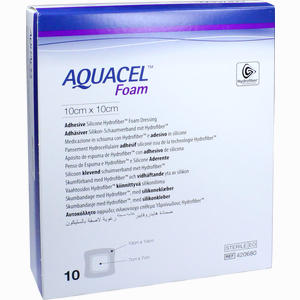 Aquacel Foam Adhäsiv 10x10cm Verband EMRA-MED Arzneimittel GmbH 10 Stück - ab 129,02 €
