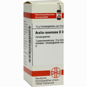 Aralia Racem D30 Globuli 10 g - ab 9,54 €