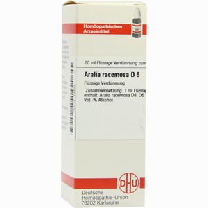 Aralia Racem D6 Dilution 20 ml - ab 12,75 €