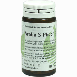 Aralia S Phcp Globuli 20 g - ab 7,78 €