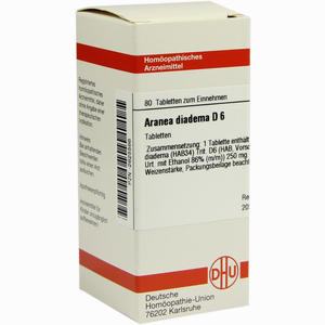 Aranea Diadema D6 Tabletten 80 Stück - ab 12,42 €