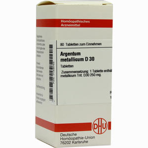 Argentum Met D30 Tabletten 80 Stück - ab 0,00 &euro;