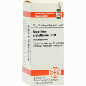 Argentum Met D60 Globuli 10 g - ab 0,00 &euro;