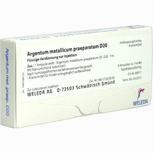Argentum Met Praep D20 Ampullen 8 Stück - ab 24,27 €