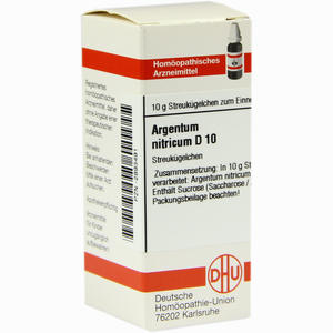 Argentum Nitricium D10 Globuli 10 g - ab 7,48 €