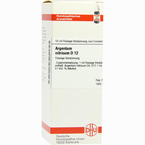 Argentum Nitricium D12 Dilution 50 ml - ab 0,00 &euro;