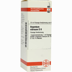 Argentum Nitricium D8 Dilution 20 ml - ab 10,76 €