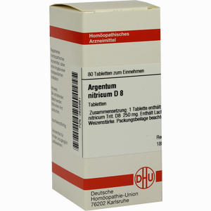 Argentum Nitricium D8 Tabletten 80 Stück - ab 9,42 €