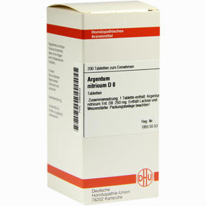 Argentum Nitricium D8 Tabletten 200 Stück - ab 0,00 &euro;