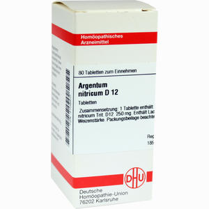 Argentum Nitricum D12 Tabletten  80 Stück - ab 8,06 €