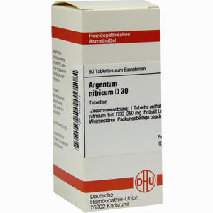Argentum Nitricum D30 Tabletten  80 Stück - ab 10,51 €