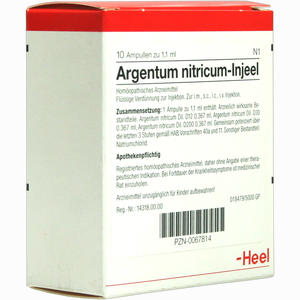 Argentum Nitricum- Injeel Ampullen 10 Stück - ab 0,00 €