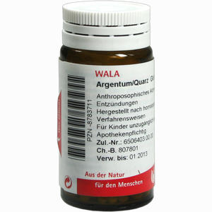 Argentum/quarz Globuli 20 g - ab 7,56 €