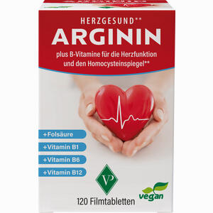 Arginin Herzgesund + Vitamine B1 + B6 + B12 + Folsäure 120 Stück - ab 12,46 €