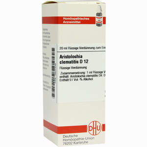Aristolochia Clem D12 Dilution 20 ml - ab 9,31 €