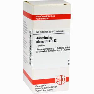 Aristolochia Clem D12 Tabletten 80 Stück - ab 8,88 €