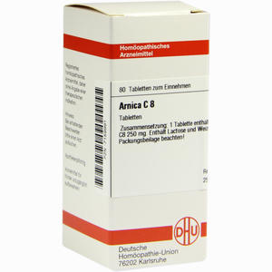 Arnica C 8 Tabletten 80 Stück - ab 0,00 &euro;