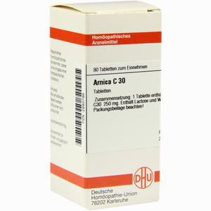 Arnica C30 Tabletten 80 Stück - ab 0,00 &euro;