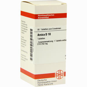 Arnica D10 Tabletten 80 Stück - ab 0,00 &euro;
