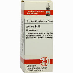 Arnica D15 Globuli 10 g - ab 0,00 €