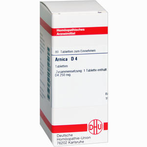 Arnica D4 Tabletten 80 Stück - ab 7,95 €
