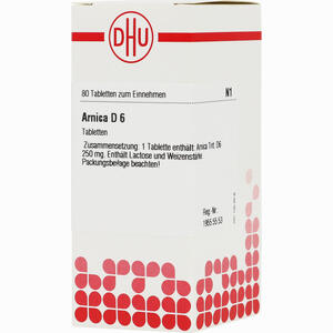 Arnica D6 Tabletten 80 Stück - ab 7,73 €