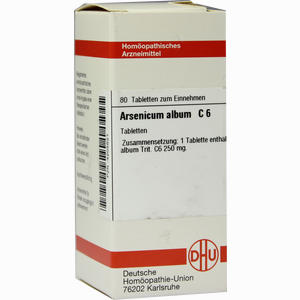Arsenicum Album C6 Tabletten 80 Stück - ab 8,52 €