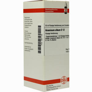 Arsenicum Album D12 Dilution 50 ml - ab 0,00 &euro;