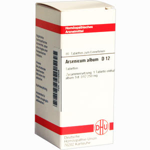 Arsenicum Album D12 Tabletten 80 Stück - ab 7,95 €