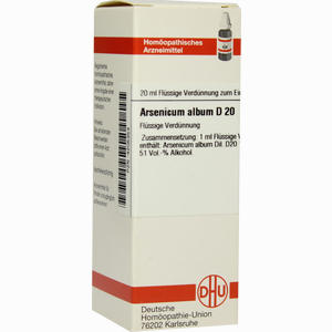Arsenicum Album D20 Dilution 20 ml - ab 9,15 €