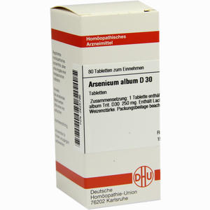 Arsenicum Album D30 Tabletten 80 Stück - ab 8,82 €