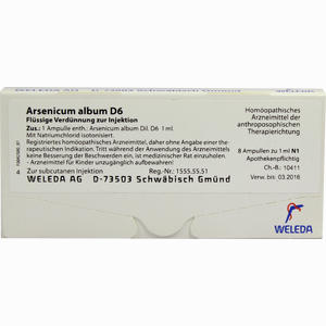 Arsenicum Album D6 Ampullen 8 Stück - ab 0,00 &euro;