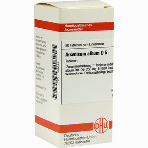 Arsenicum Album D6 Tabletten 80 Stück - ab 7,95 €