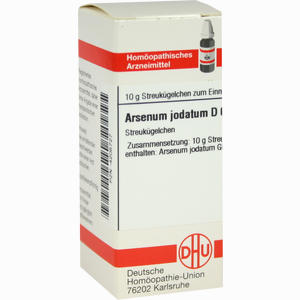 Arsenum Jodat D6 Globuli 10 g - ab 7,37 €
