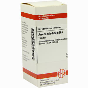 Arsenum Jodat D6 Tabletten 80 Stück - ab 8,52 €