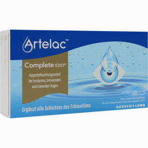 Artelac Complete Edo Augentropfen 30 x 0.5 ml - ab 13,59 €